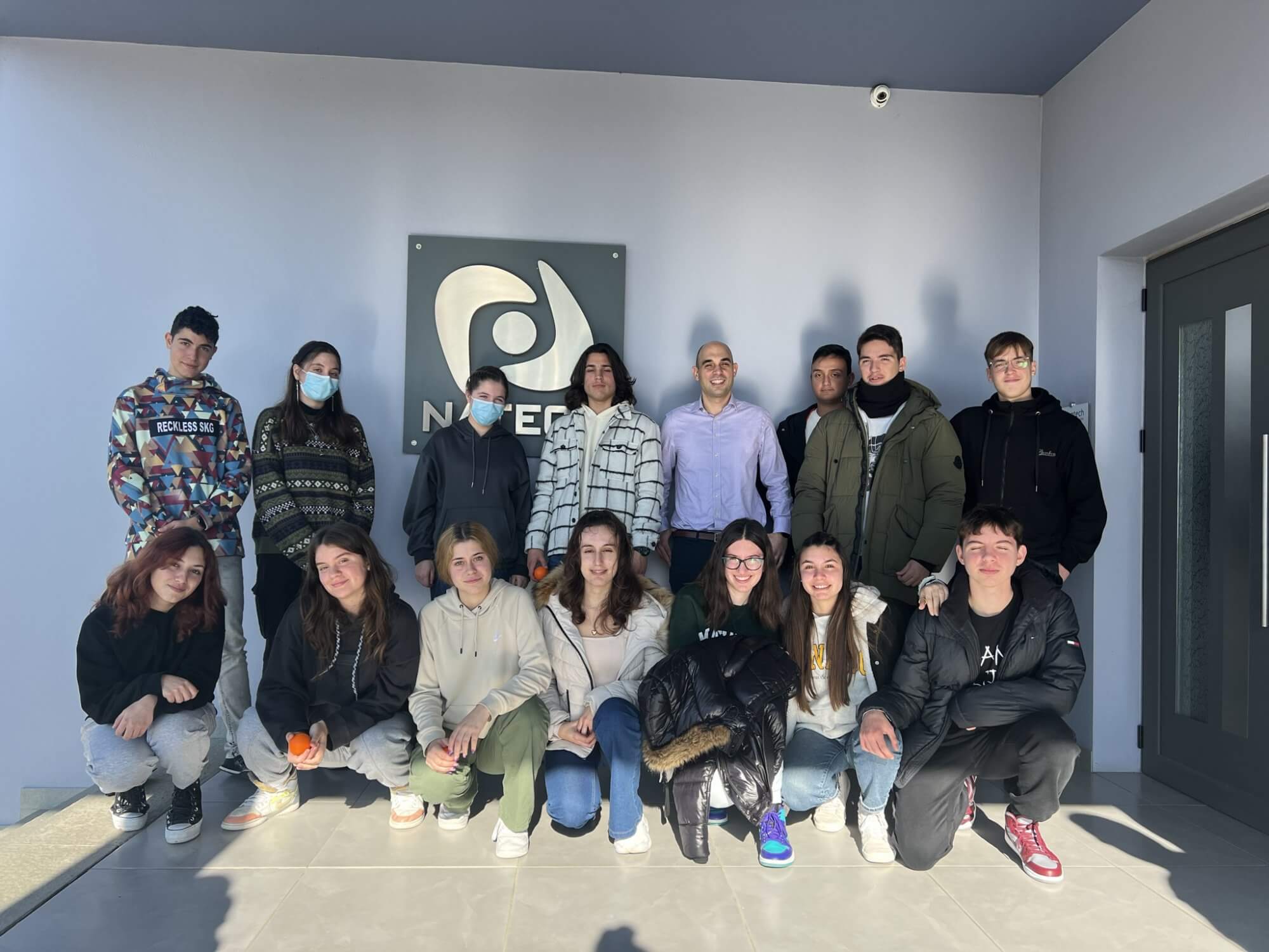 Natech news: Students of the Hellenic-Austrian Education of the Zografio School of Ioannina visited Natech