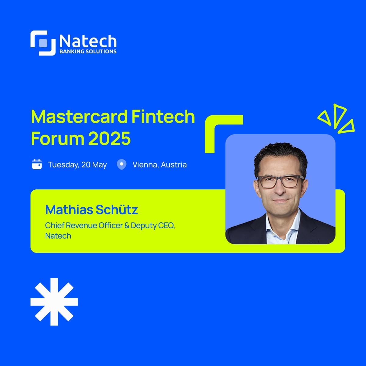 Natech events: Natech CRO & Deputy CEO to Speak at the Mastercard Fintech Forum 2025 in Vienna