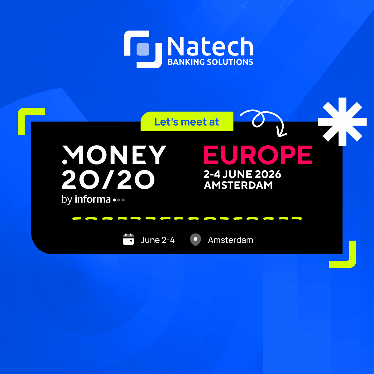 Natech events: Natech at Money20/20 Europe